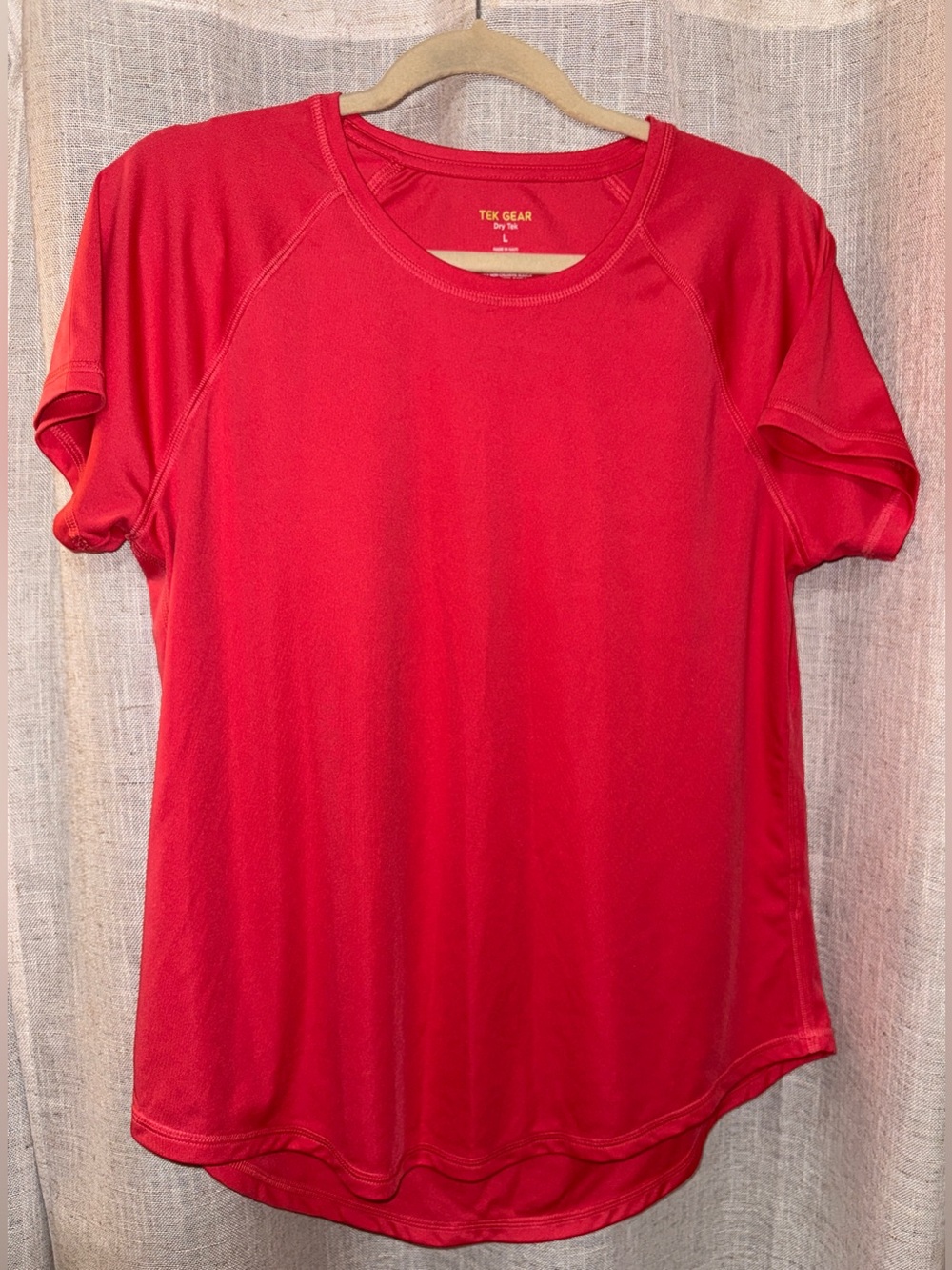 Tek Gear Women's Bright Coral Short-Sleeve Athletic Tee